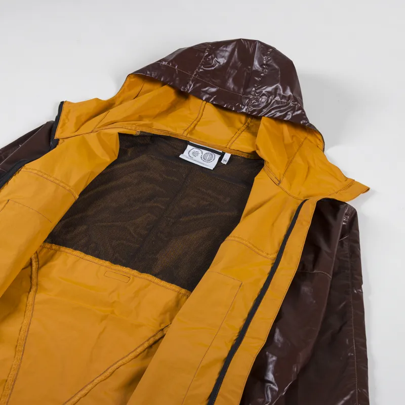 Purple Mountain Observatory Heat Reactive Fishtail Jacket Brown-5