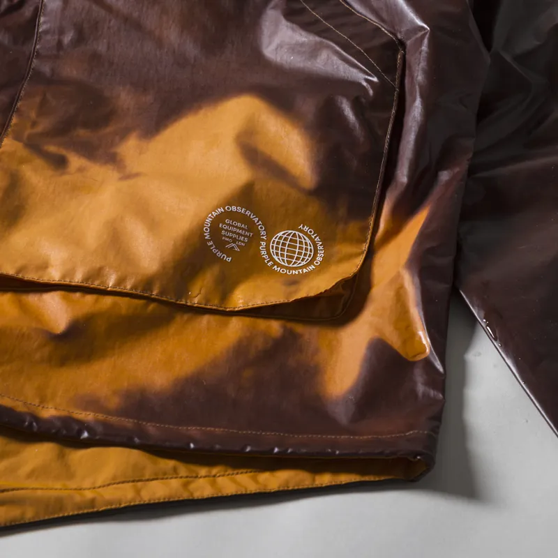 Purple Mountain Observatory Heat Reactive Fishtail Jacket Brown-7
