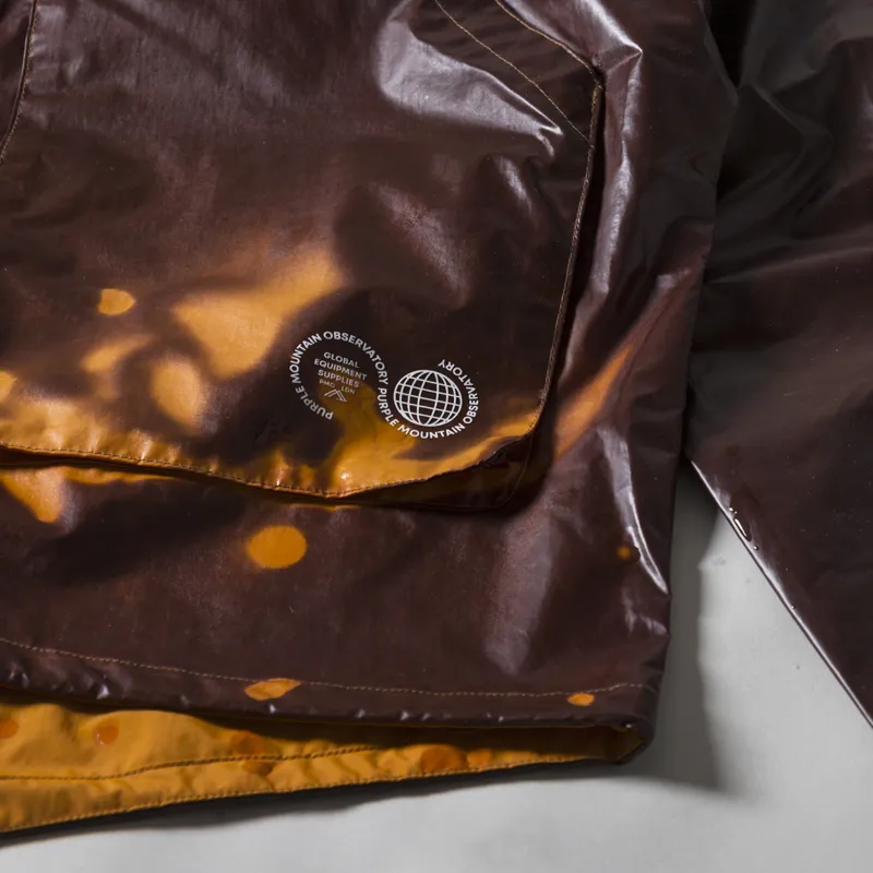 Purple Mountain Observatory Heat Reactive Fishtail Jacket Brown-8