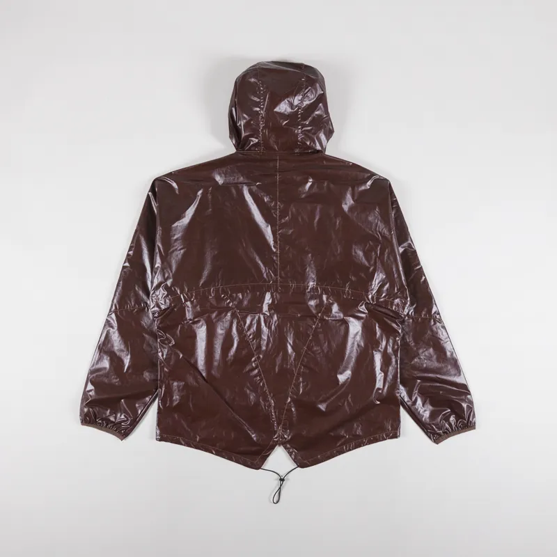 Purple Mountain Observatory Heat Reactive Fishtail Jacket Brown-2