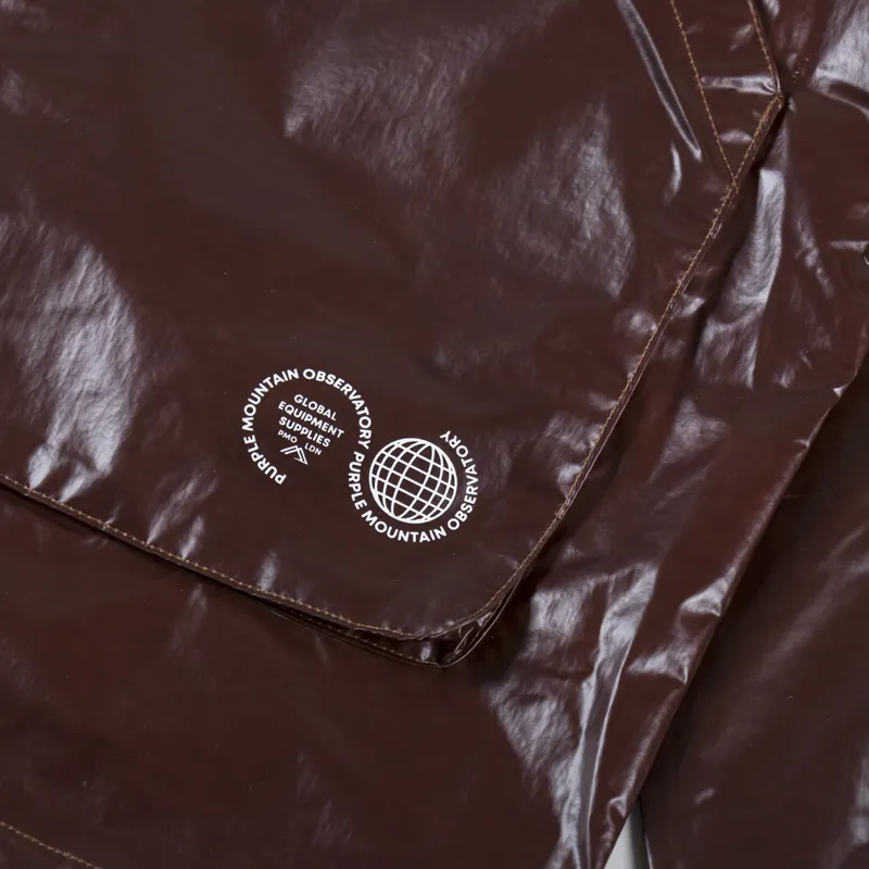 Purple Mountain Observatory Heat Reactive Fishtail Jacket Brown