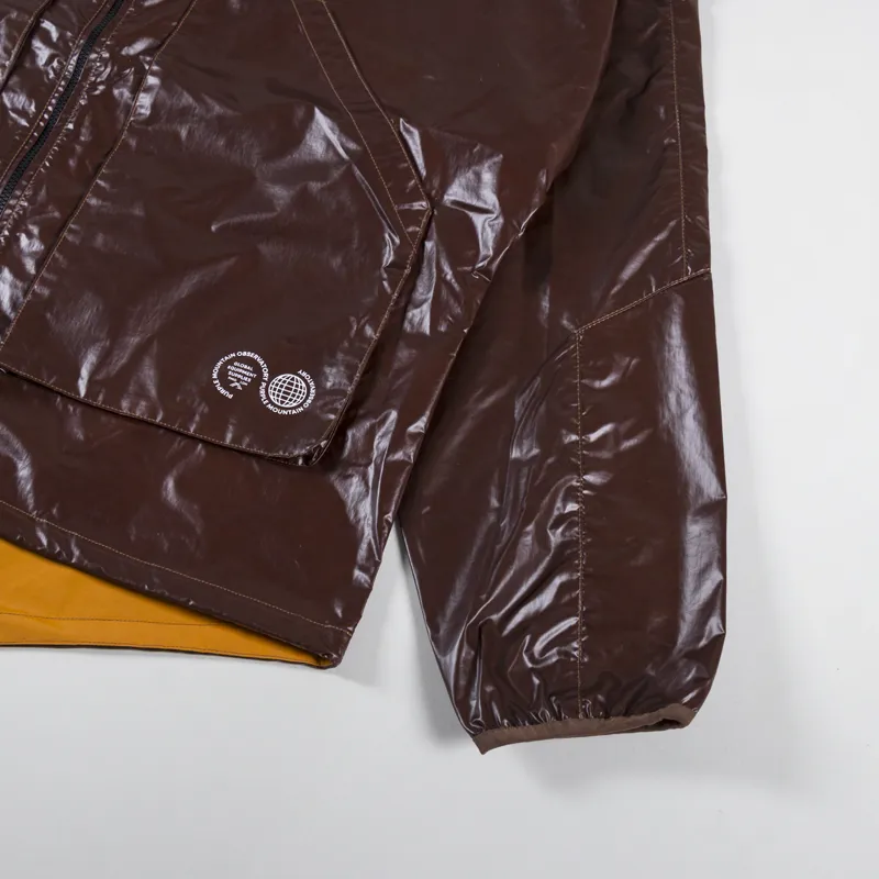Purple Mountain Observatory Heat Reactive Fishtail Jacket Brown-11