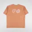 Purple Mountain Observatory Globe Logo T Shirt Burnt Peach