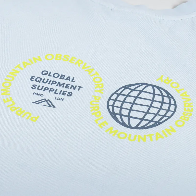Purple Mountain Observatory Globe Logo T Shirt Sky-4