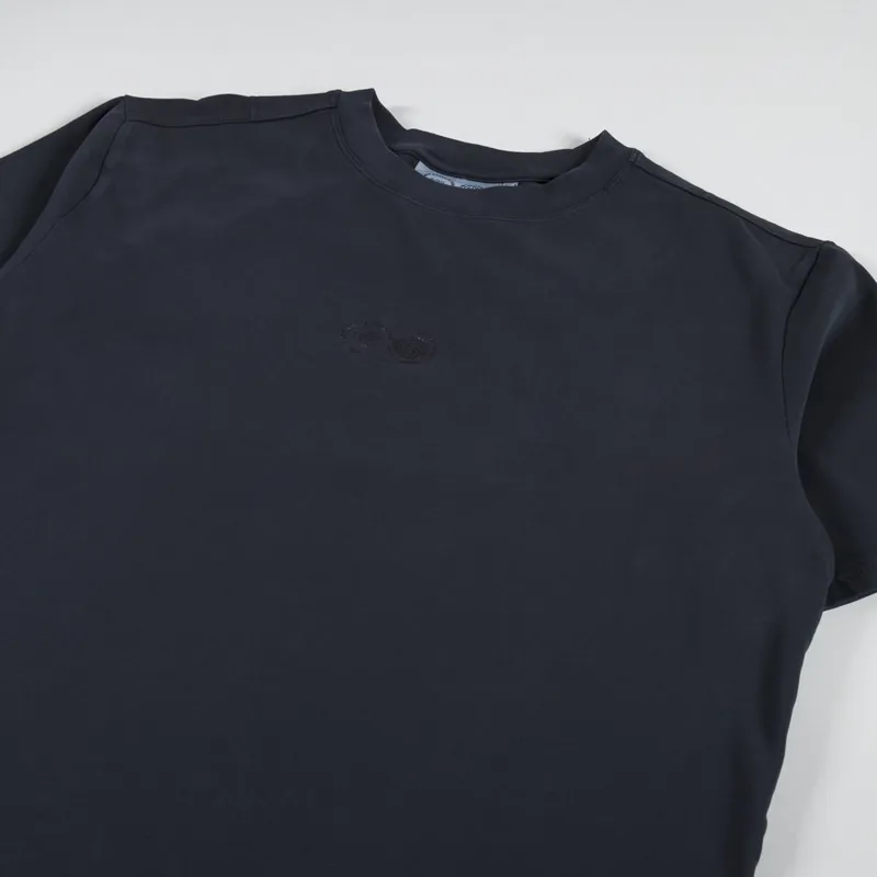 Purple Mountain Observatory Garment Dyed T Shirt Black-1