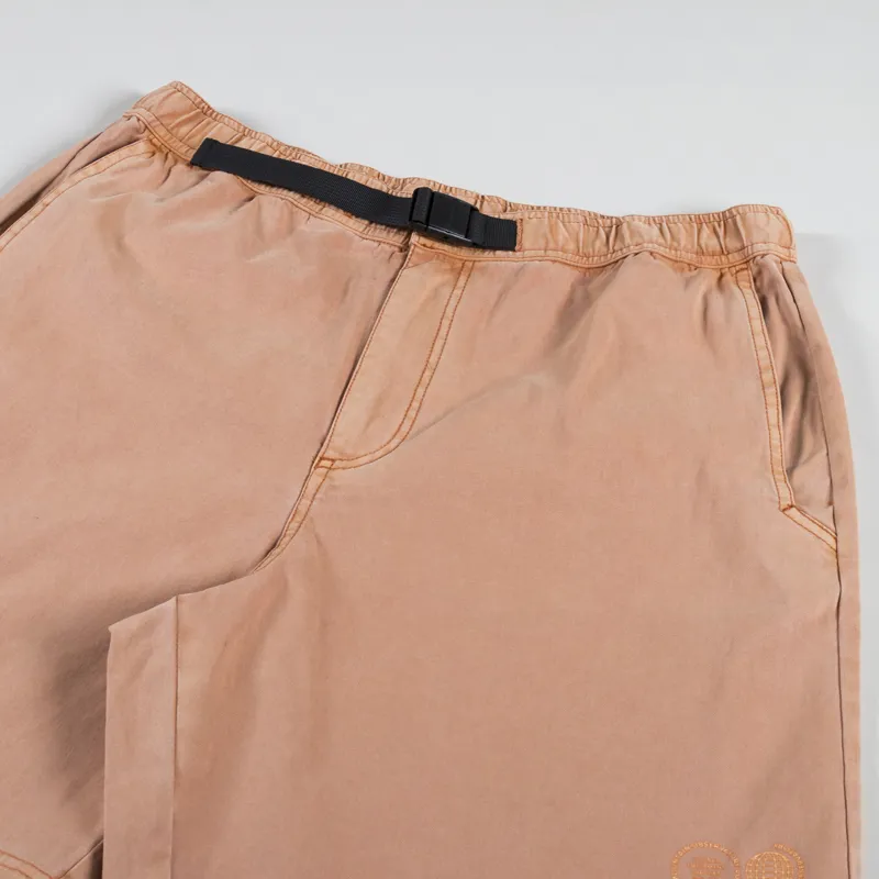 Purple Mountain Observatory Wide Leg Trek Cotton Short Burnt Peach-2