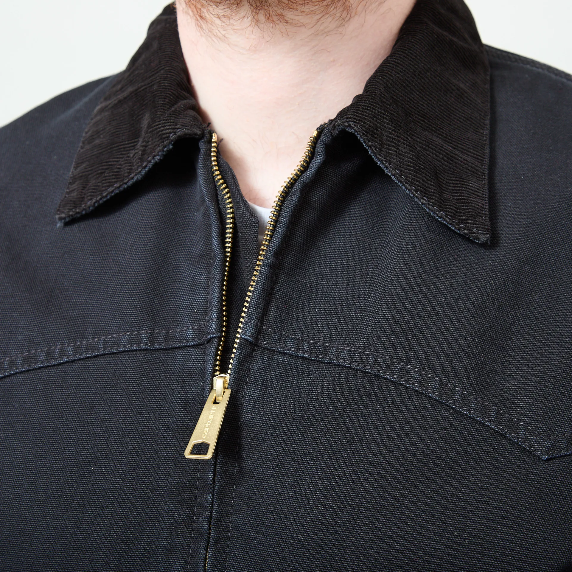 Carhartt WIP Mens Cotton Canvas OG Santa Fe Jacket Black