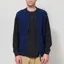 Universal Works Zip Waistcoat Indigo Wool Fleece