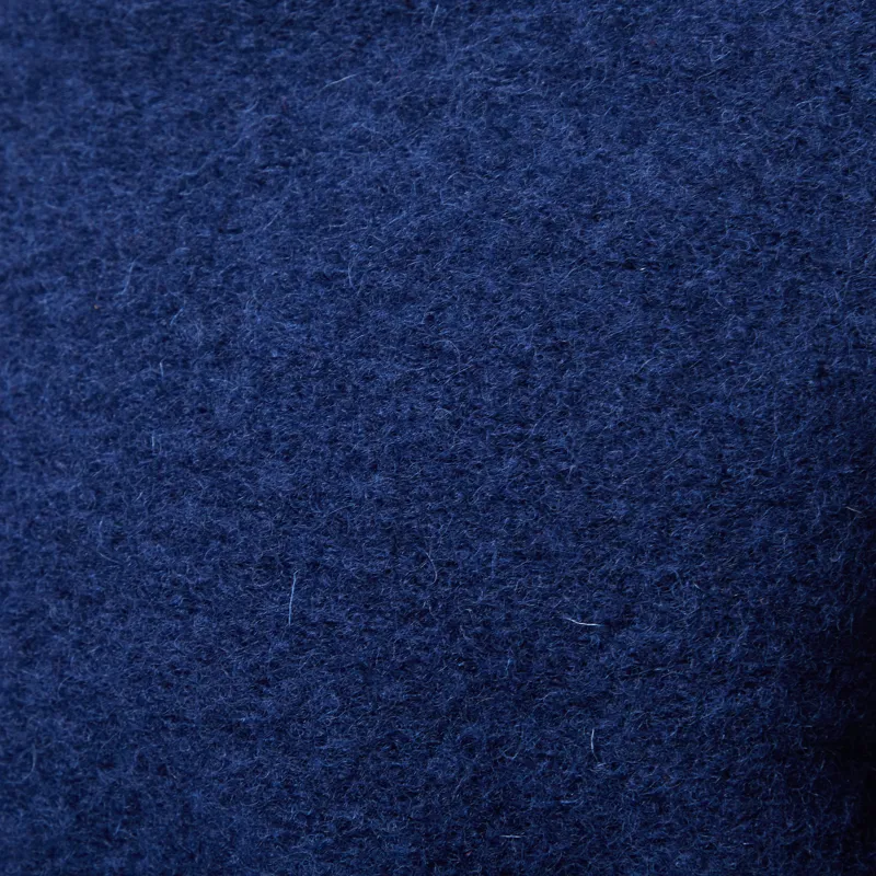 Universal Works Zip Waistcoat Indigo Wool Fleece-7