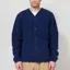 Universal Works Cardigan Indigo Wool Fleece