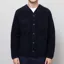 Universal Works Cardigan Navy Wool Fleece