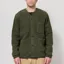 Universal Works Cardigan Olive Wool Fleece