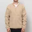Universal Works Zip Bomber Jacket Fawn Wool Fleece