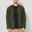 Universal Works Zip Bomber Jacket Olive Wool Fleece