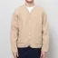 Universal Works Zip Liner Jacket Fawn Wool Fleece
