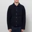 Universal Works Uniform Jacket Navy Wool Fleece
