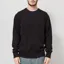 Universal Works Core Sweatshirt Black Brush Back Sweat