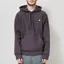 Carhartt WIP Hooded American Script Sweat Graphite