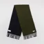 Universal Works Double Sided Scarf Green Black