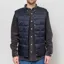 Taion V-Neck Button Down Vest Dark Navy