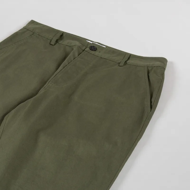 Universal Works Military Chino Light Olive Twill-3