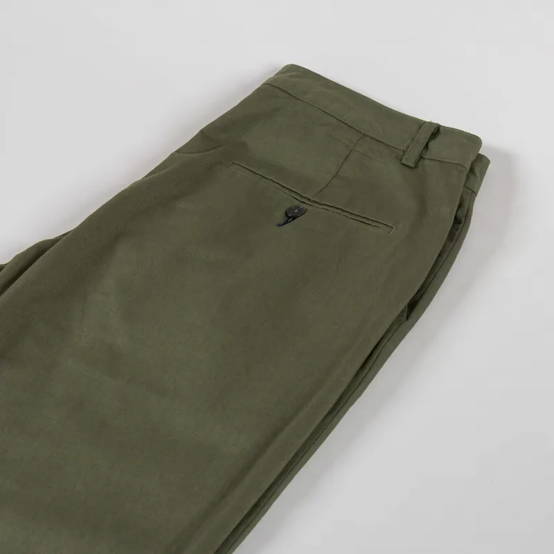 Universal Works Military Chino Light Olive Twill-5