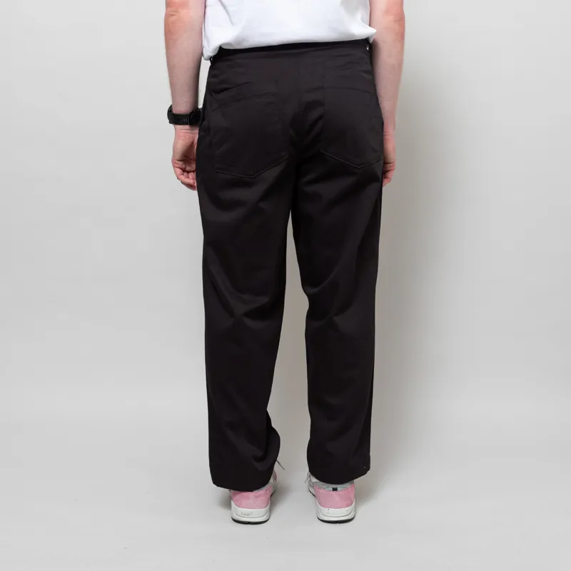Universal Works Duke Pant Black Twill-3