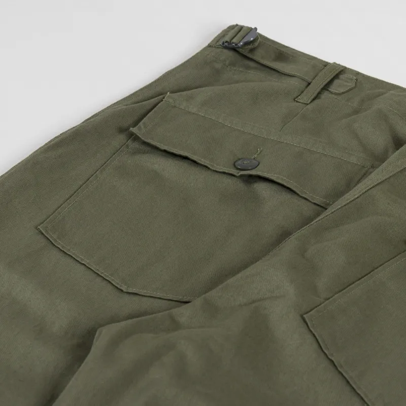 Universal Works Fatigue Pant Light Olive Twill-9
