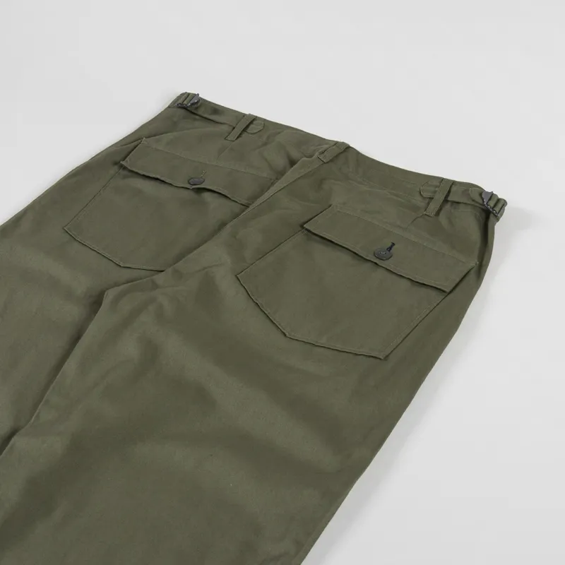 Universal Works Fatigue Pant Light Olive Twill-3