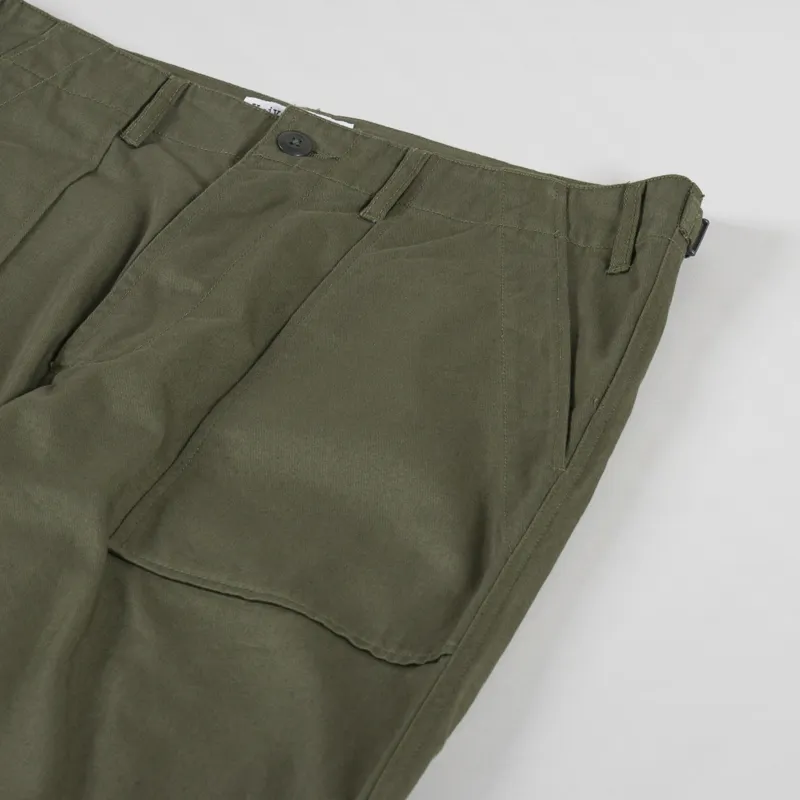 Universal Works Fatigue Pant Light Olive Twill-7