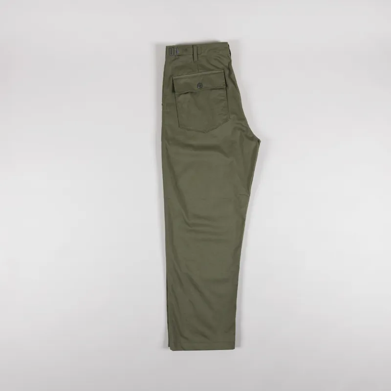 Universal Works Fatigue Pant Light Olive Twill-2