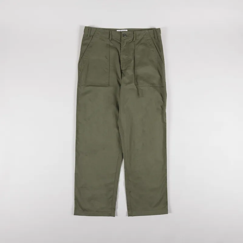 Universal Works Fatigue Pant Light Olive Twill-1