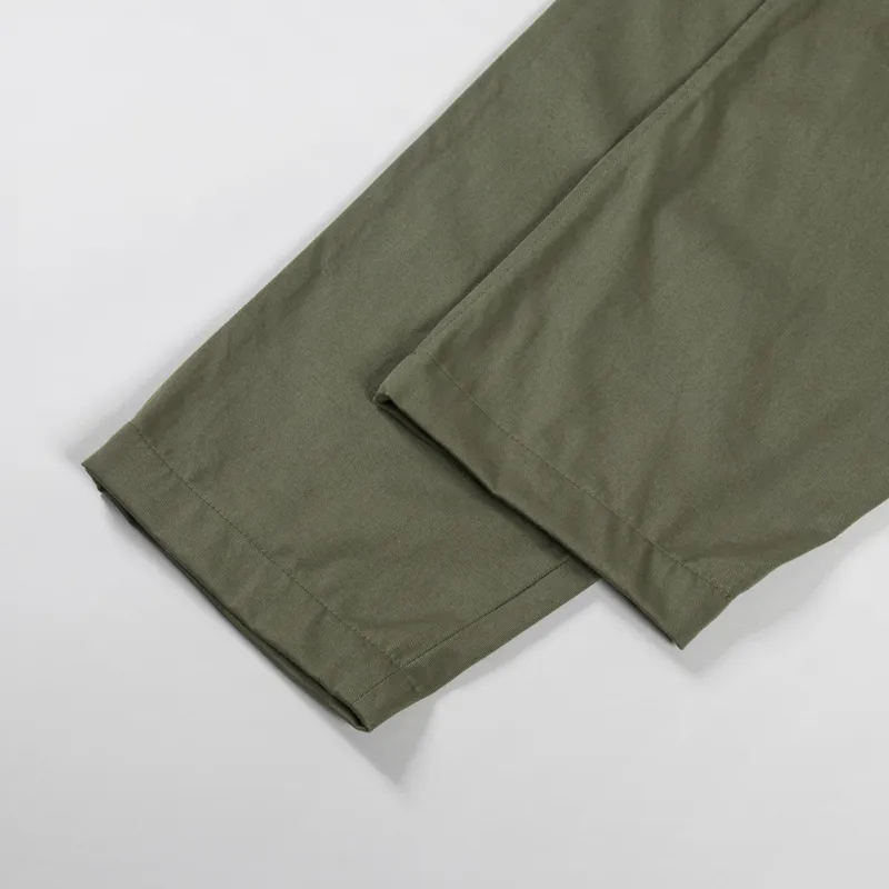 Universal Works Pleated Track Pant Light Olive Twill-6