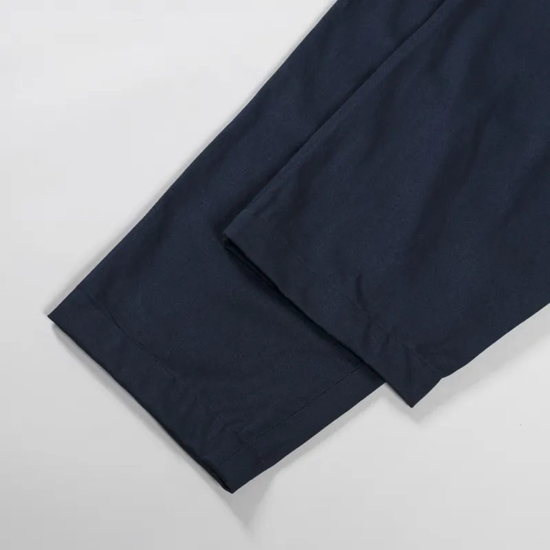 Universal Works Pleated Track Pant Navy Twill-6
