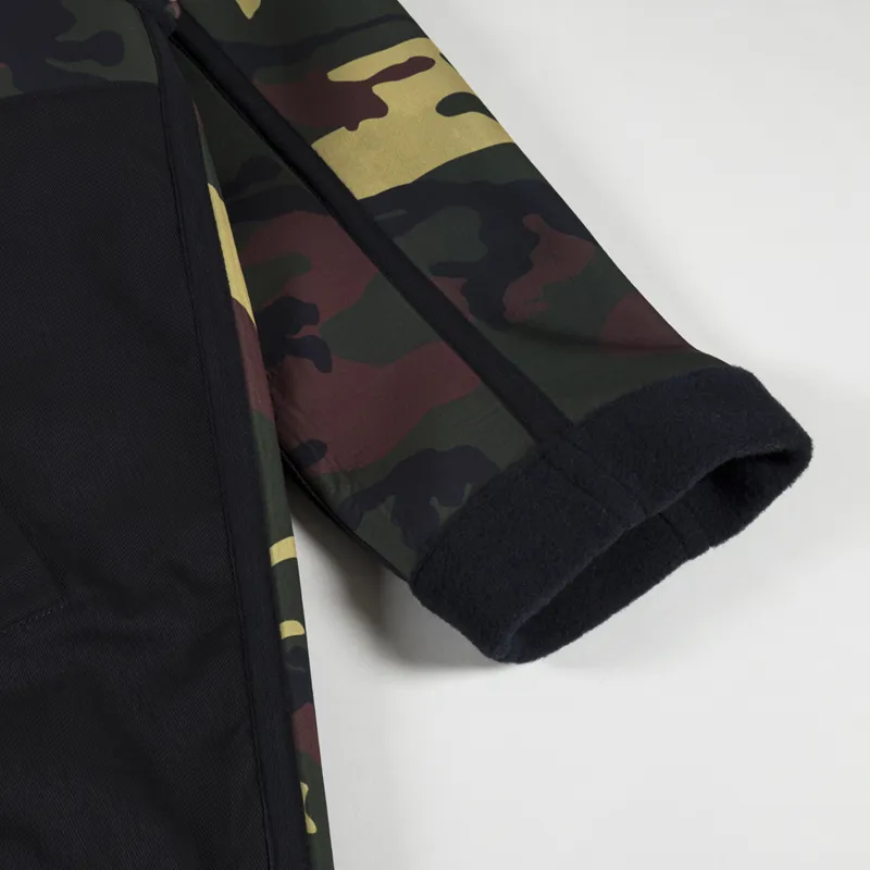 Girls of Dust Womens Army Trench Reversible Doppio Camo Navy-9