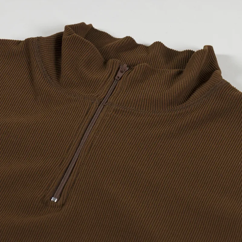 Girls of Dust Womens Zipper Pullover Rib Peluche Capuccino-8