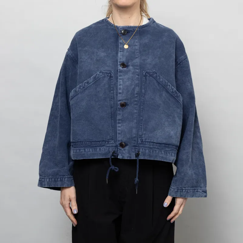 Girls Of Dust Womens Nuclear Jacket Canvas Infinity Blue