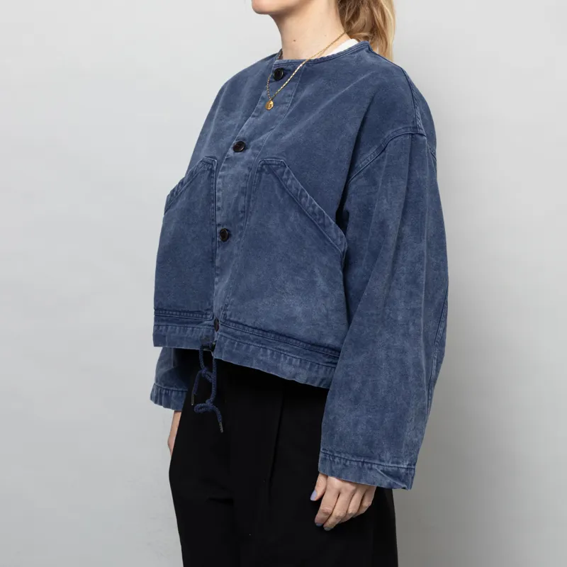 Girls Of Dust Womens Nuclear Jacket Canvas Infinity Blue-2