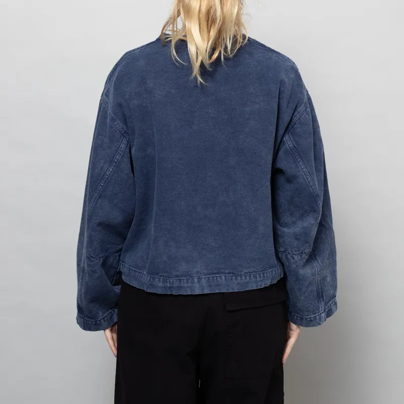 Girls Of Dust Womens Nuclear Jacket Canvas Infinity Blue-4