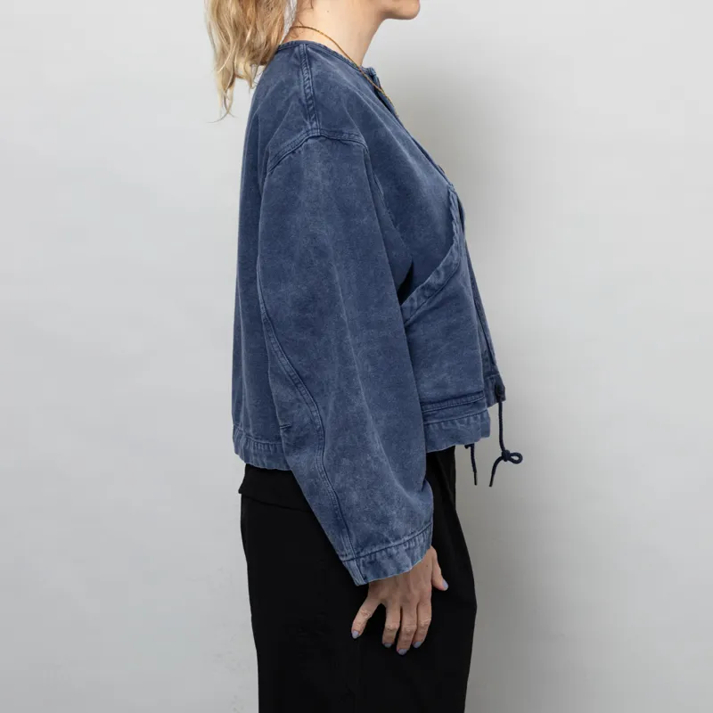 Girls Of Dust Womens Nuclear Jacket Canvas Infinity Blue-5