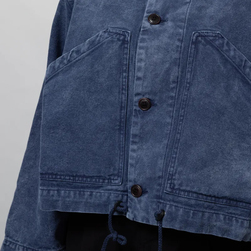 Girls Of Dust Womens Nuclear Jacket Canvas Infinity Blue-7