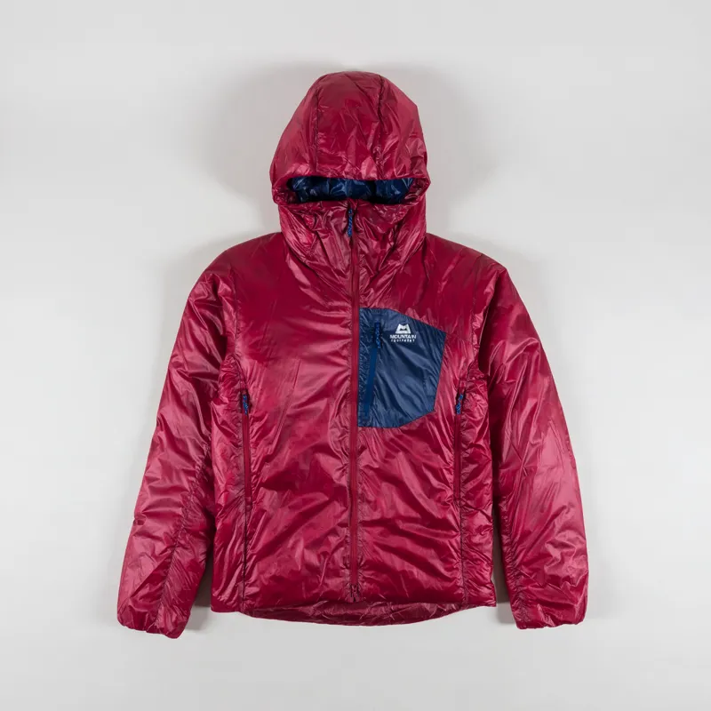 Mountain Equipment Oreus Hooded Jacket Merlot Admiral Blue