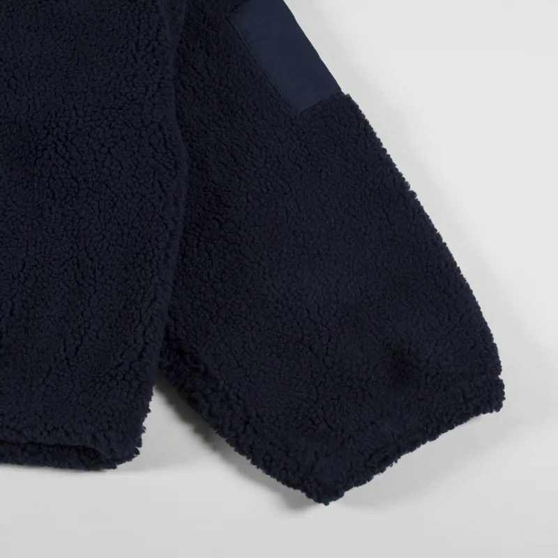 Girls of Dust Womens Marky Sweater Teddy Fleece Navy-9
