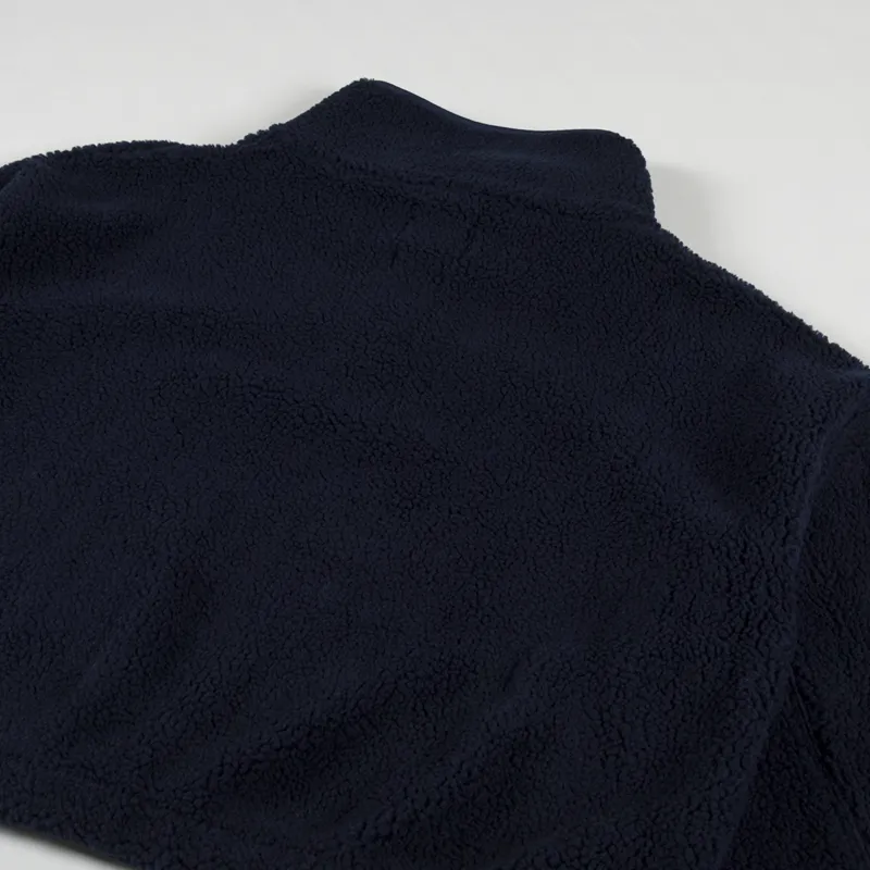 Girls of Dust Womens Marky Sweater Teddy Fleece Navy-7