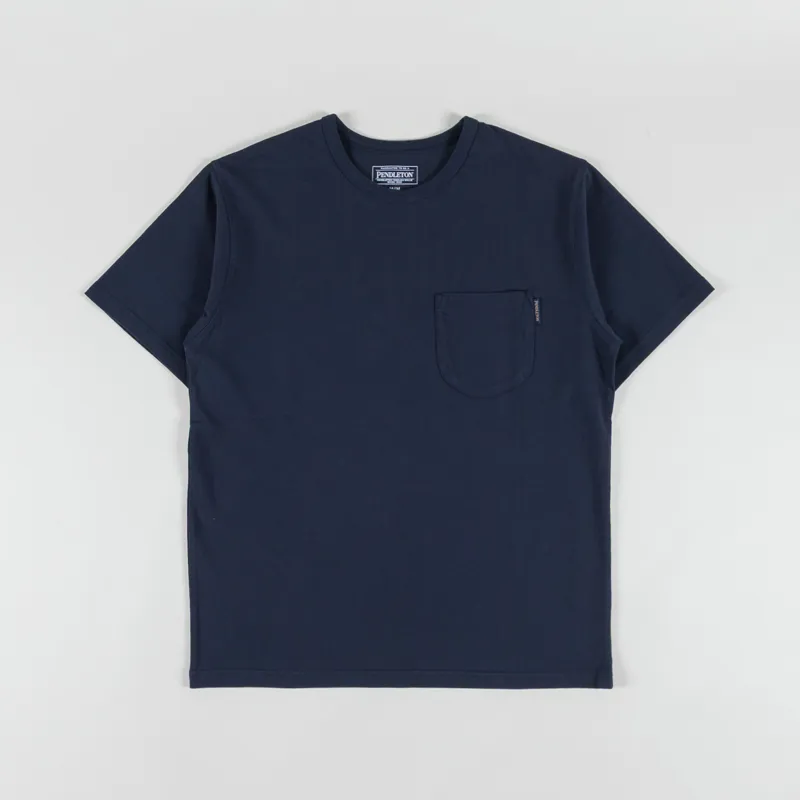 Pendleton Heavyweight Pocket T Shirt Dark Navy