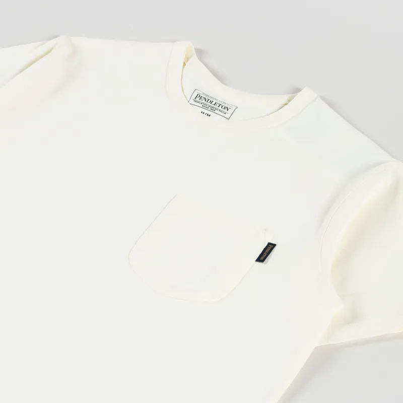 Pendleton Heavyweight Pocket T Shirt Sweetcorn-1