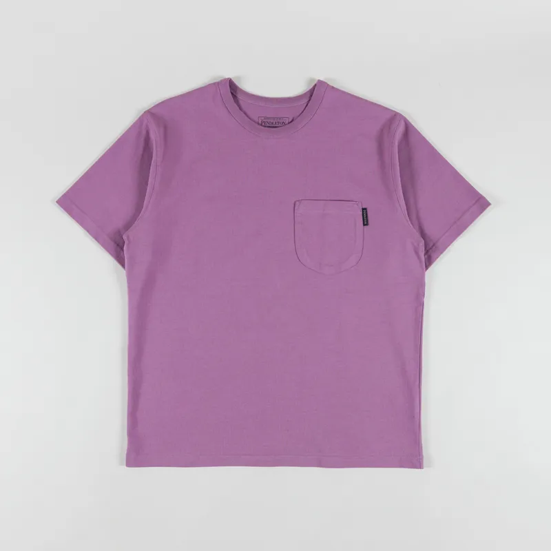Pendleton Heavyweight Pocket T Shirt Very Grape
