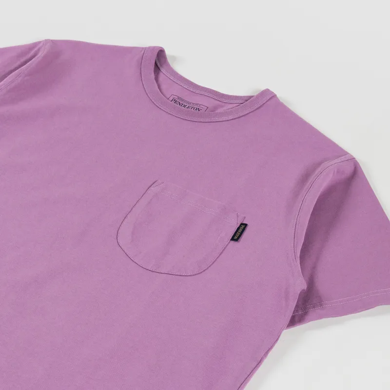 Pendleton Heavyweight Pocket T Shirt Very Grape-1