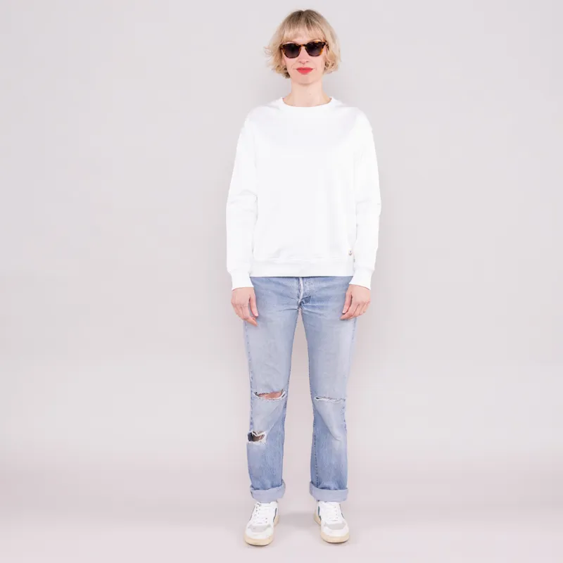 Armor Lux Womens Heritage Sweat Blanc-1