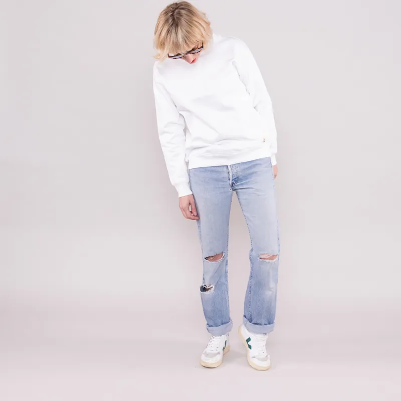 Armor Lux Womens Heritage Sweat Blanc-2